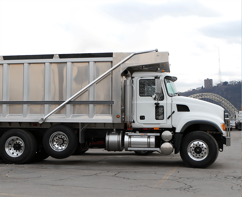 A white truck